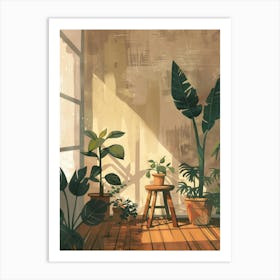 Houseplants Art Print