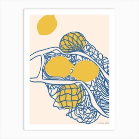 Lemons Art Print