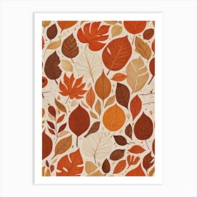 Autumn Leaf Whispers Art Print