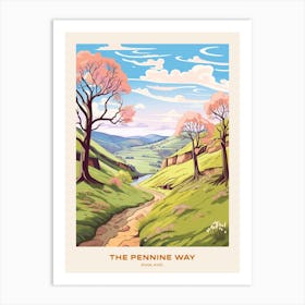 The Pennine Way England 1 Hike Poster Art Print