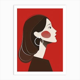 Portrait Of A Woman 630 Art Print