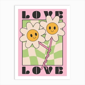 Love Daisy Art Print