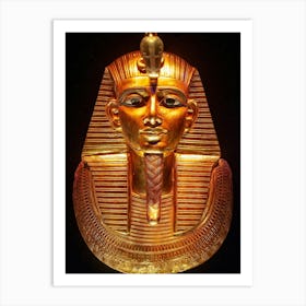 Pharaoh Mask Art Print