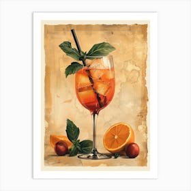 Aperol Spritz Art Print 250 Art Print