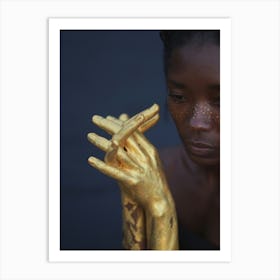 Lins Gold Art Print