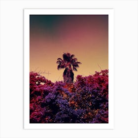 Palm Tree Print 'Oliv' Art Print