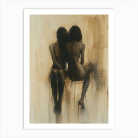 'Two Nudes' 1 Art Print