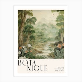 Botanique Fantasy Gardens Of The World 2 Art Print