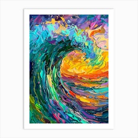 Ocean Wave Art Print