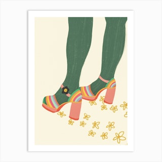Floral Walk Art Print