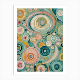 Swirl Bliss Art Print