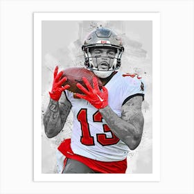 Mike Evans Tampa Bay Buccaneers Art Print