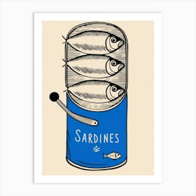 Sardines 24 Art Print