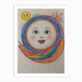 Child'S Drawing Art Print