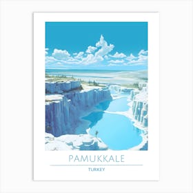 Pamukale Turkey Art Print