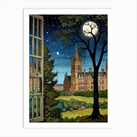 William Morris Oxford Art Print