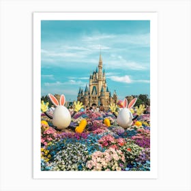 Easter At Disneyland Art Print