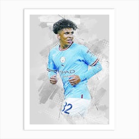 Rico Lewis Manchester City Art Print