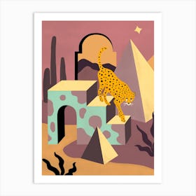 Lands Of The Cheetah Art Print