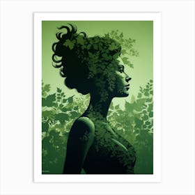 Hunzinator Green Art Print