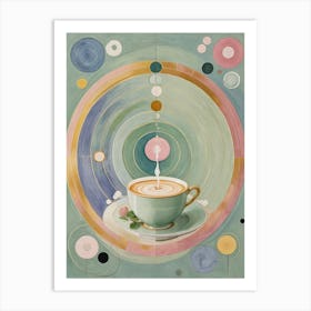 Abstract Coffee Art Print