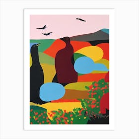 Galapagos National Park 1 Ecuador Abstract Colourful Art Print