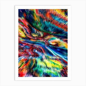 Acrylic Extruded Painting 273 Art Print