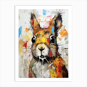 Squirrel's Hilarious Adventures Art Print