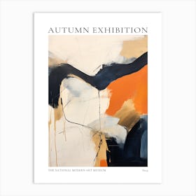 Autumn Exhibition Modern Abstract Poster 9 Art Print