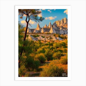 Göreme National Park 2 Turkey Vintage Poster Art Print