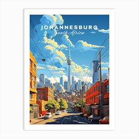 Johannesburg Poster Art Print