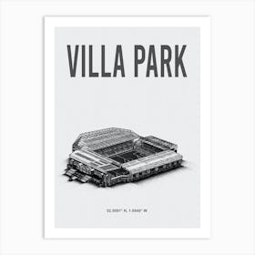 Villa Park Aston Villa Fc Stadium Art Print