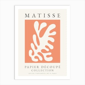 Matisse Orange Leaf Print 1 Art Print