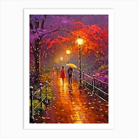 Walk In The Park Art Print