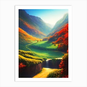 Landscape Painting 11 Art Print