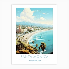 Santa Monica Art Print