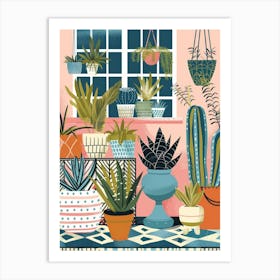 Cactus Garden 28 Art Print