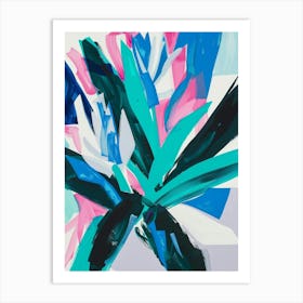 Abstract Flower Painting 14 Art Print