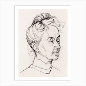 Portrait Of Mrs Corry Pabst, Julie De Graag Art Print