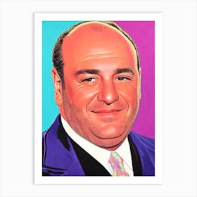 James Gandolfini Pop Movies Art Movies Art Print