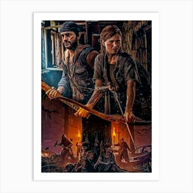 Last Of Us days gone 1 Art Print