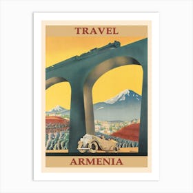 Armenia Travel Poster Art Print