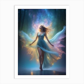 Fairy In The Forest 4 Art Print