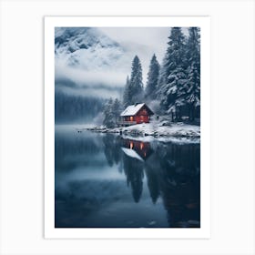 Cabin In The Woods Art Print