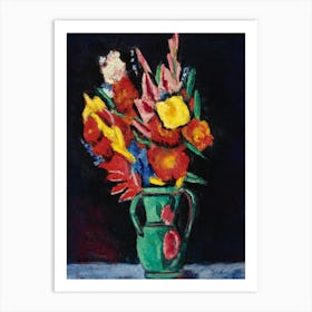 Still Life With Flowers, Marsden Hartley Art Print