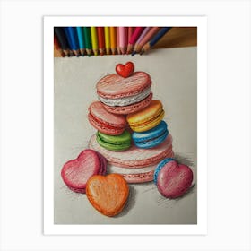 Macarons 2 Art Print