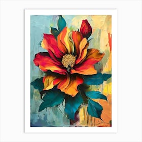 Flower Painting 6 Art Print