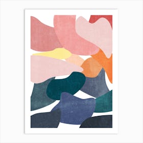 Cute Abstract Two Art Print