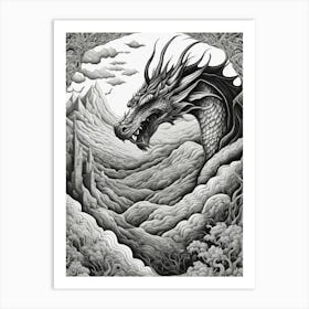 Dragon Snake 3 Art Print