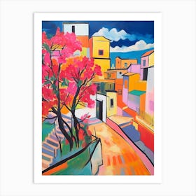 Cartagena Spain 3 Fauvist Painting Art Print